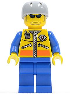LEGO Minifigure-Coast Guard City - Kayaker, without Life Jacket-Town / City / Coast Guard-CTY243-Creative Brick Builders